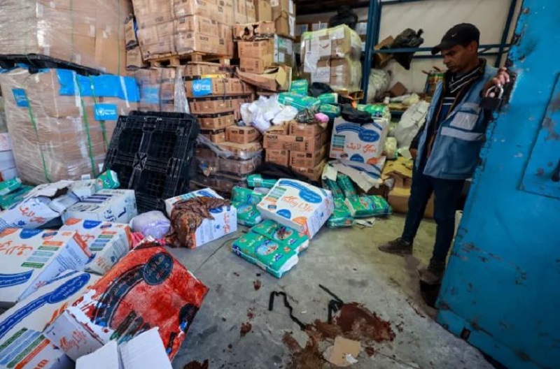 गाजामा रहेको संयुक्त राष्ट्रसङ्घको सहायता शिविरमा फेरि इजरायलकाे आक्रमण